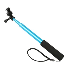 SHOOT Portable 30cm-98cm Aluminum Monopod Extendable Selfie Stick for Gopro Hero 5 3 4 Session SJCAM SJ4000 SJ5000 Xiaoyi 4K