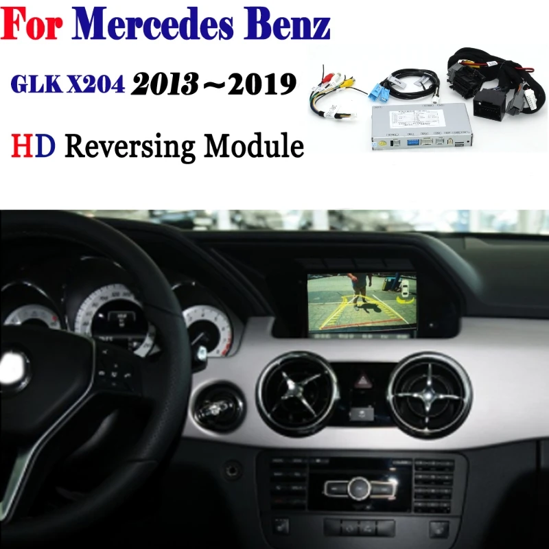 

Front Rear View Camera For Mercedes-Benz GLK X204 2013~2019 Adapter Original Screen upgrade Display backup Camera Decoder