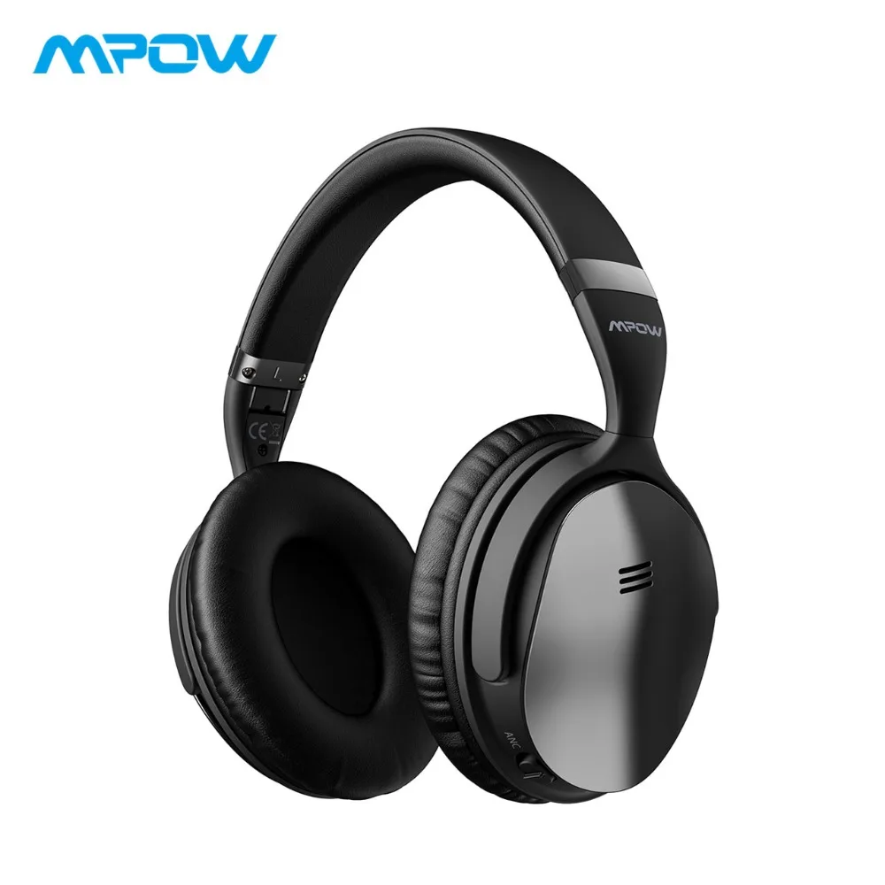 

TOP Mpow H5 Active Noise Cancelling Headphone Over Ear HiFi Stereo Wireless Bluetooth Headphones With Microphone&Carrying Bag