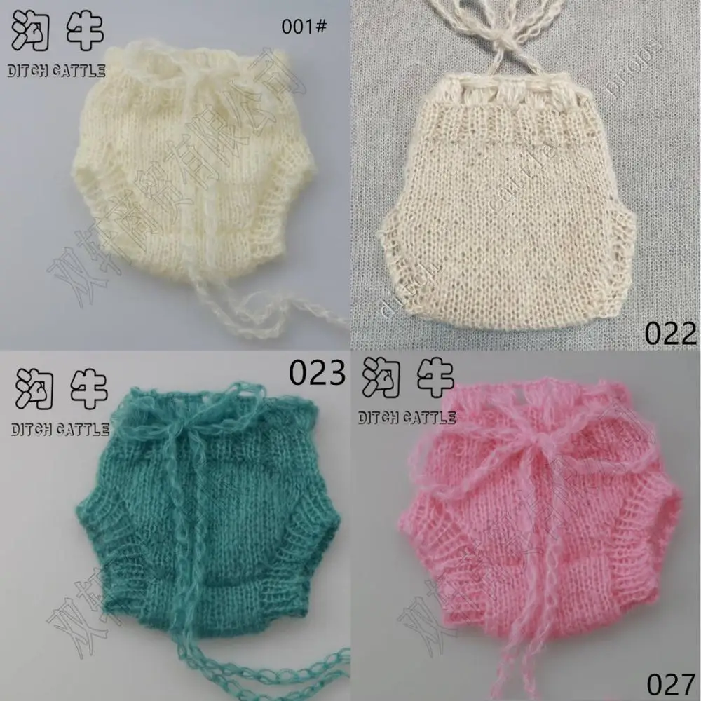 Newborn Photography Prop Hat Handmade Mohair Knit Cap | Детская одежда и обувь