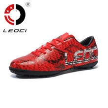 Men's Soccer Shoes TF Futsal Hard Court Turf Football Boots Indoor Cleats Trainer Chuteira Futsal Shoes Flexible Sports Shoes