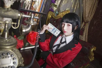 

Anime Jabami Yumeko Cosplay Uniform Set Halloween Cosplay Costume Fashion Figure Suit Drop Ship