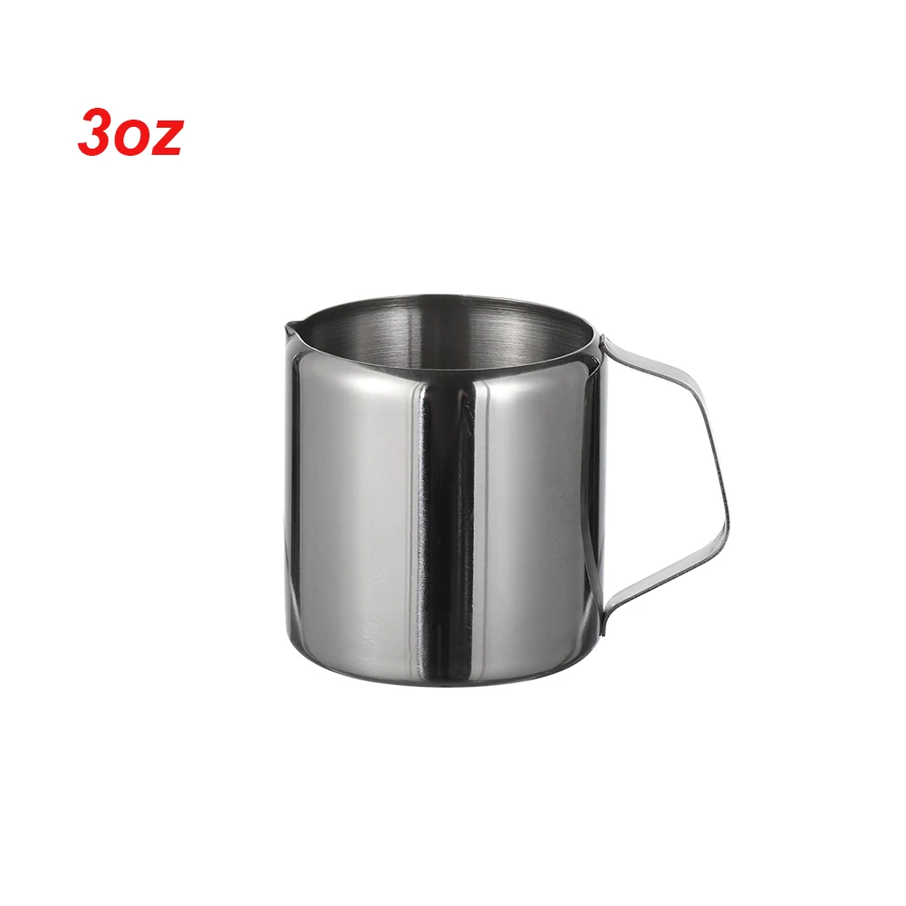 5 size Durable Stainless Steel Milk Frothing Jug Coffee Cream Pitcher Cup Latte Art Spout Pitcher Home& Kitchen Coffeeware - Цвет: 3oz