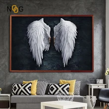 NOOG Picture Wall Art Canvas Painting Wing Posters And Prints The Abstract Wing Home Decoration Painting Art Print On Canvas 