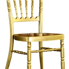 Оптовое качество крепкое Золотое кресло алюминиевое Наполеон