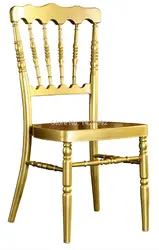 Оптовая продажа Качество Сильный золото алюминия Наполеон стул