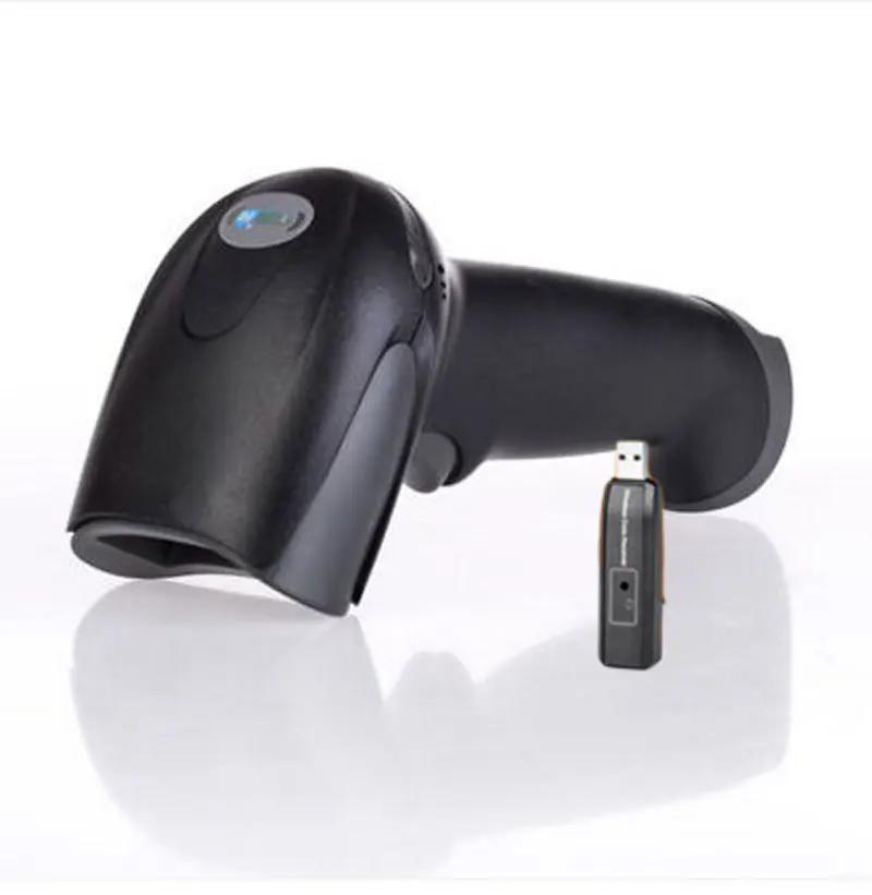 

1000mA large capacity lithium battery laser wireless barcode scanner High sensitive wireless barcde reader for Supermarkets
