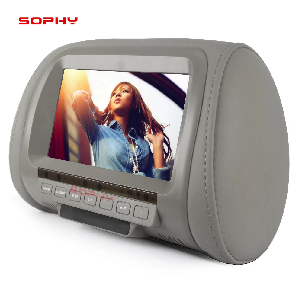 

SOPHY 7" inches Universal Automobile / Vehicle / Car Headrest Monitor / Seatback Monitor / Pillow Monitor 800*480 7038AV-1