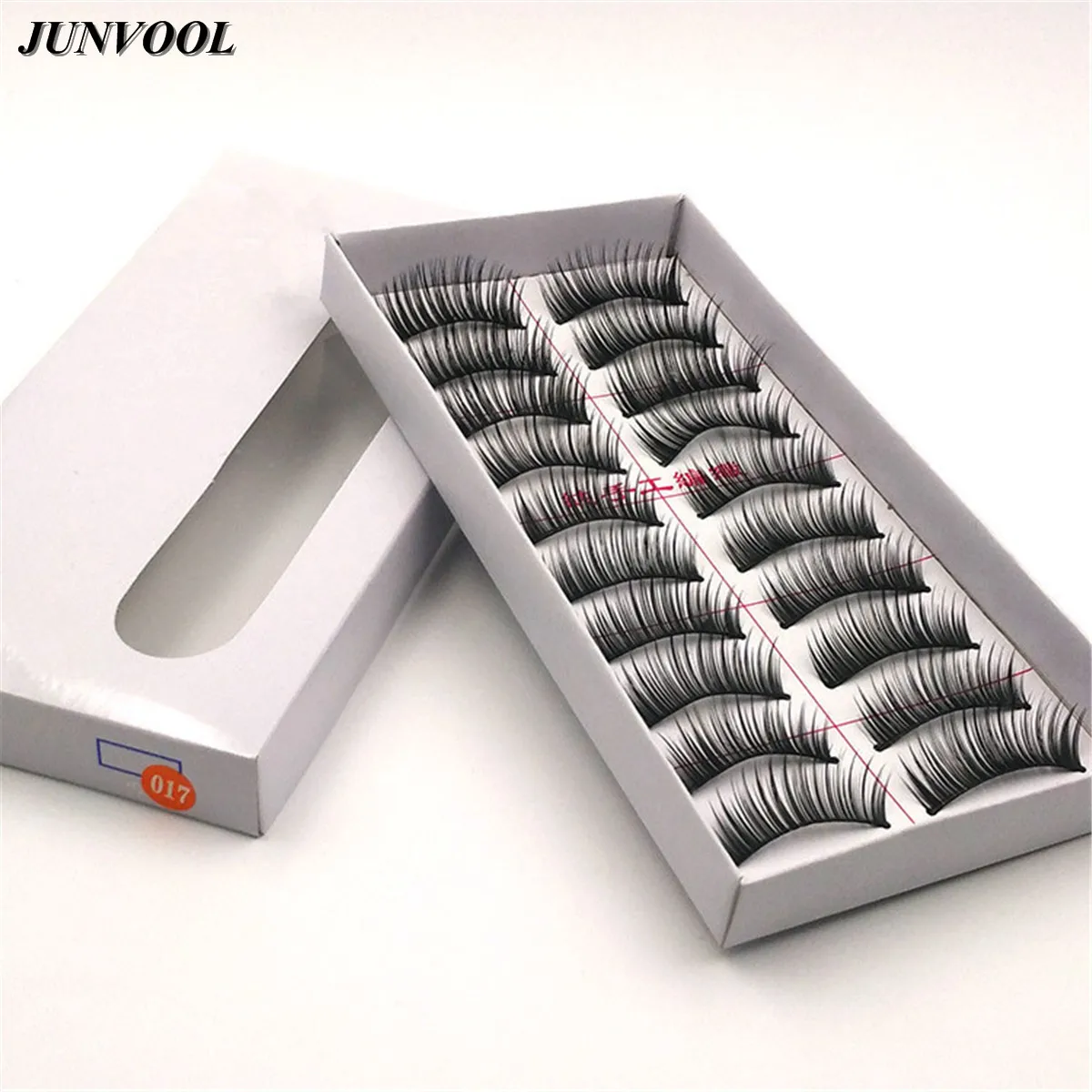 

False Eyelashes Party Eye Lashes Female Makeup Accessories Black Thick Curling False Lashes 10 Pairs Natural Long Fake Eyelash