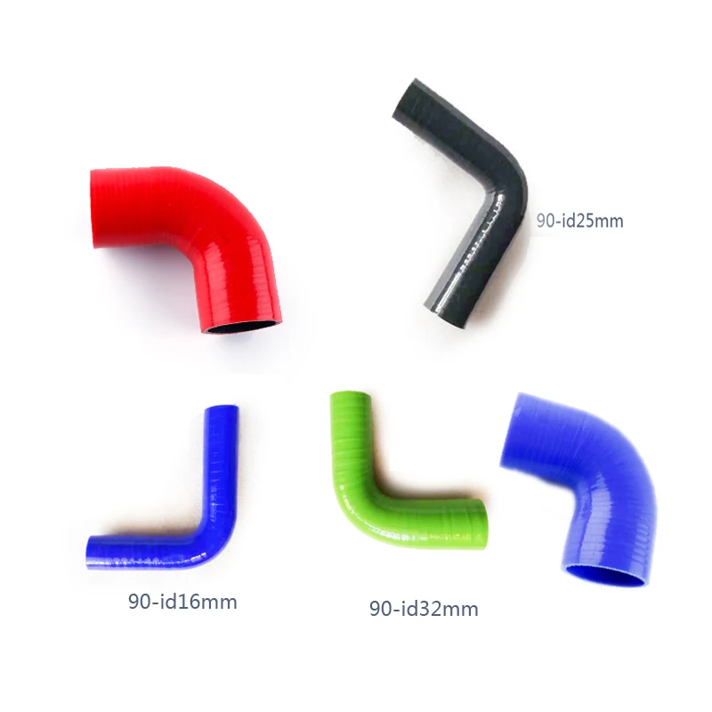 

id:6mm-35mm 90 DEGREE 102mm length Intercooler/Turbo Silicone Coupler Hose