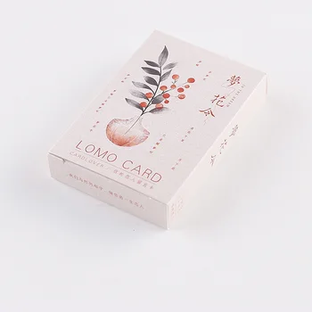 

28 Sheets/Set Dream Flower Plant Series Lomo Card Cartoon Mini Postcard Message Card Christmas Gifts
