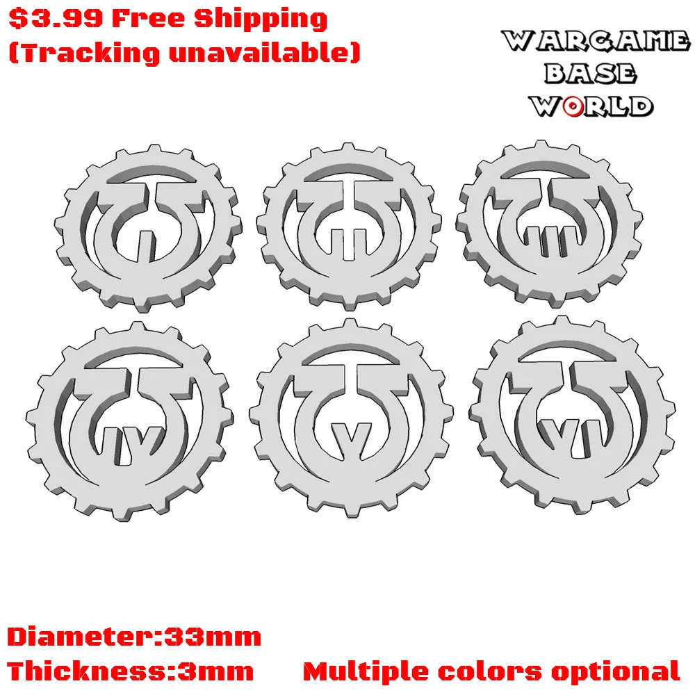 

Objective Markers for 40k- Ultramarines - Acrylic Objective Markers