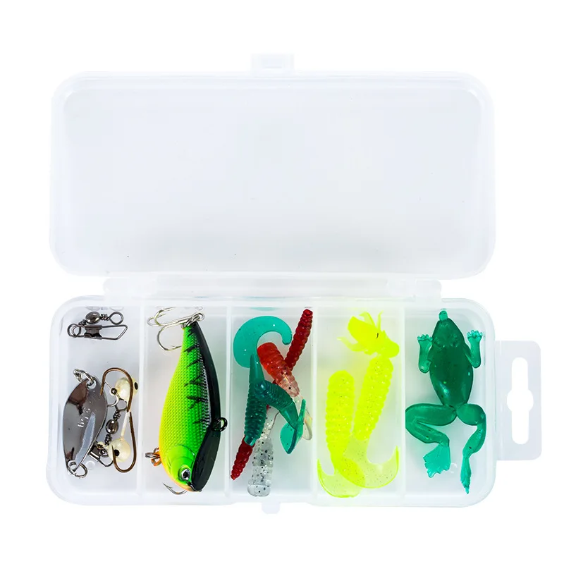  15PCS A variety of styles Fishing Bait Soft Bait Imitate the real fish to swim Lure fishing bait Mi