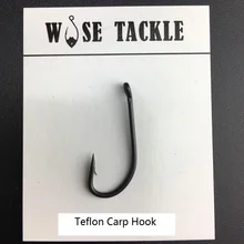 20 шт. D-Rig крюк матовый черный тефлоновое покрытие-микро колючая-химически заточенный-PTFE покрытием для рыбалка на Карпов