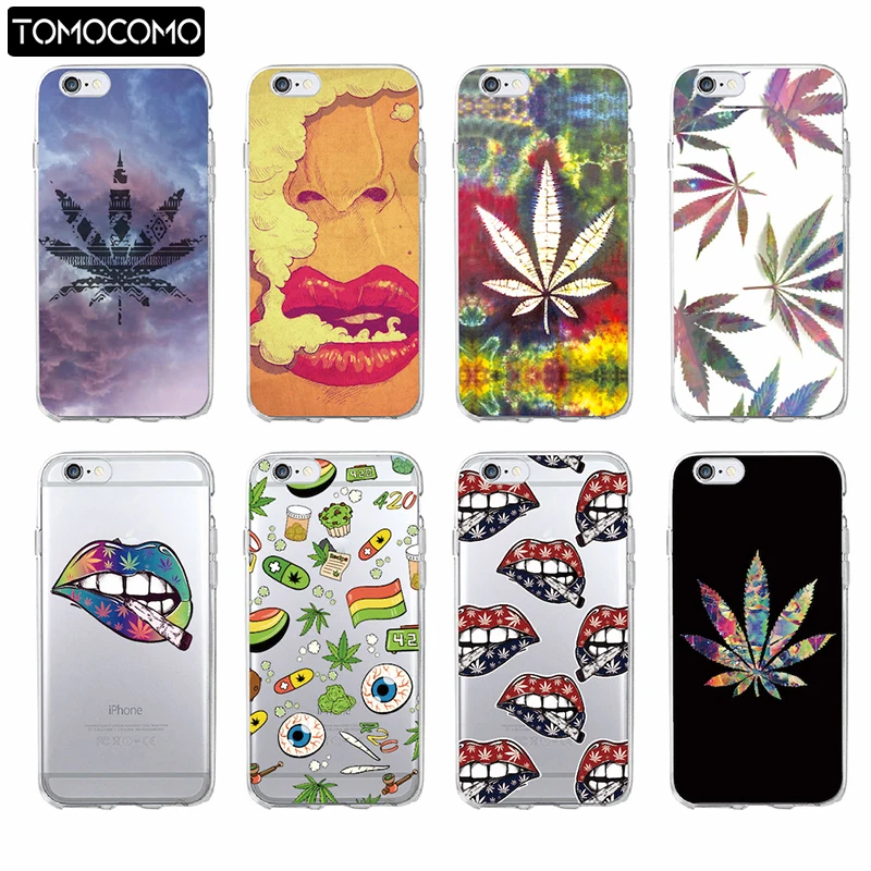 

Fashion Art High Plants Tumblr Design Transparent Clear Case for Apple IPhone 6 6Plus 7 7Plus 8 8Plus X XS Max Cover Fundas