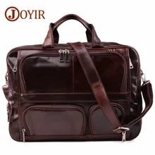 JOYIR Classic Men's Briefcase Tote Men Messenger Bag Travel Laptop Bag For Men Document Business Genuine Leather Briefcase Male mva male briefcase genuine leather handbag business men bags for document messenger bag men shoulder leather laptop briefcase