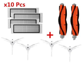 

Vacuum Parts Kits for Xiaomi Mijia Vacuum Cleaner Robot Mi/Roborock 2PCS Main Brush 4PCS Side Brush 4PCS HEPA Filter