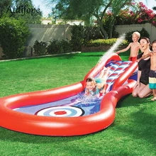 Водная игровая горка детский надувной бассейн детский летний бассейн многоцелевой надувной игровой лучший семейный надувной бассейн