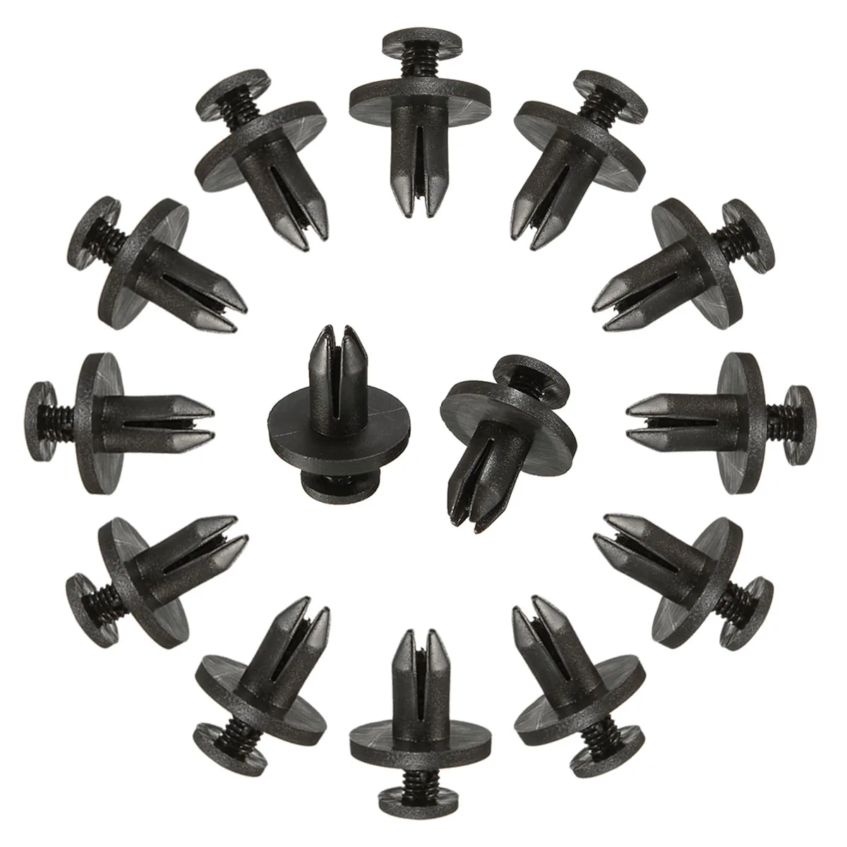 Image 50Pcs Auto Bumper Fastener 6mm Hole Rivet Retainer Push Engine Cover Car Door Trim Panel Clip Fasteners for Toyota