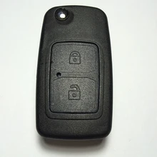 New Arrival 2 Button Folding Remote Key For Chery Tiggo 433MHZ/315MHZ With Uncut Blade Good Quality Free Shipping