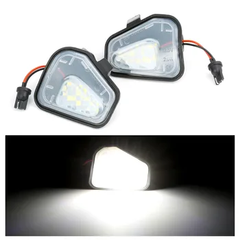 

2Pcs Led Under Side Mirror Puddle Light For Volkswagen EOS Passat B7 CC Scirocco Auto LED White Led Lights Lamp