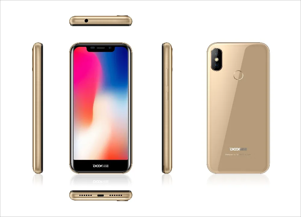 DOOGEE X70 смартфон с 5 дюймовым дисплеем процессором MTK6580A ОЗУ 2 Гб ПЗУ 16 Android 8 1 4000 мАч