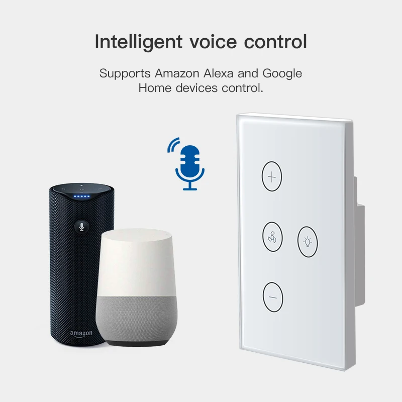

intelligent home fan / light 2 in 1 switch smart app control ceiling lamp fan controller