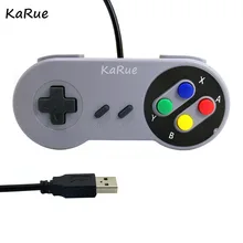 Karue 10 шт. Ретро Классический usb-контроллер контроллеры ПК Joypad Джойстик Замена для SNES Windows PC