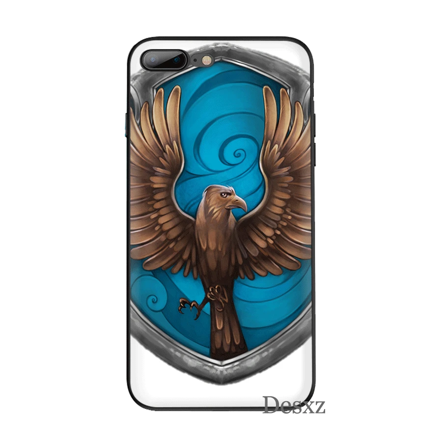 Силиконовый ТПУ чехол для телефона Ravenclaw Iphone 5 5s SE 6 6s 7 8 Plus X XS Max XR защитный