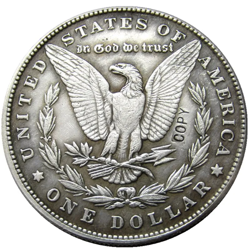 US 1897 New Collection Coins of Nickel Morgan for American Zombie Skulls
