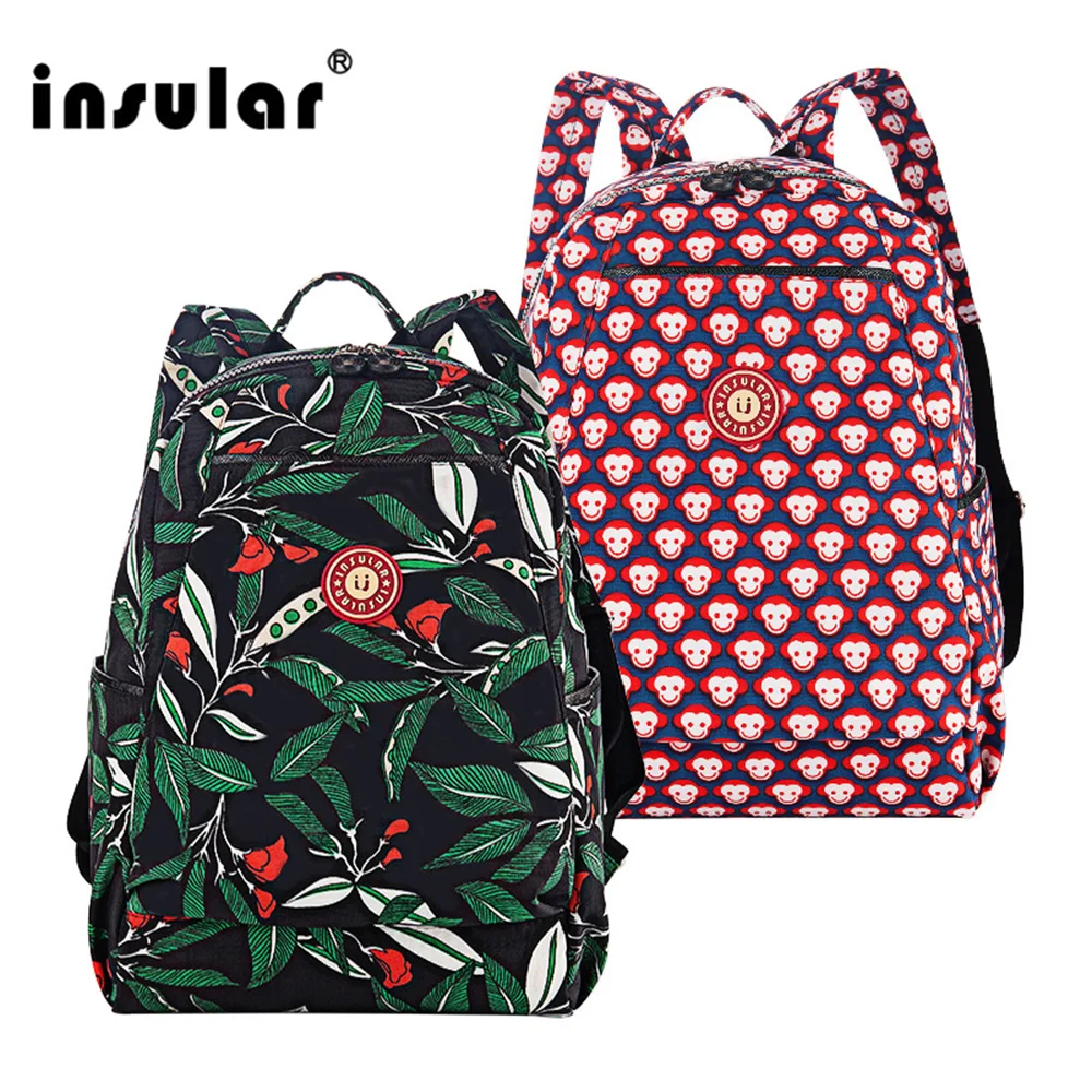 INSULAR Nylon Baby Diaper Backpack Fashion Women Bag Baby Mommy Nappy Bag Cute Mummy Stroller Bag insular maternity bag fashion baby nappy changing bag mommy diaper stroller backpack baby organizer bag
