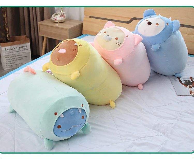 20 см 60 см 90 см Sumikko Gurashi плюшевая подушка, мягкая игрушка японского аниме, угловая игрушка, игрушка для больших детей, подушка, подарок для H