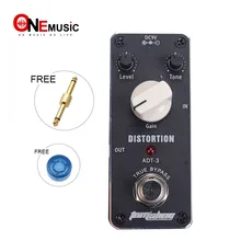 Мини Педаль Эффекта Искажения аромат ADT-3 искажения AC/DC адаптер Jack True bypass гитарный уровень регулятор усиления педаль переключатель