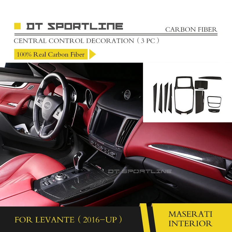 100 Real Carbon Fiber Interior Trim For Maserati Levante S