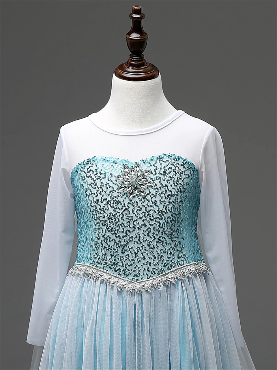 Нарядное платье Эльзы для детей; подарок на день рождения для маленьких девочек; платье Снежной королевы с блестками; длинный карнавальный костюм Эльзы; Fantasia Infantil