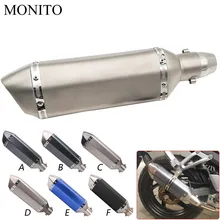 Universal Motorcycle Akrapovic Exhaust Dirt Bike Escape Modified Exhaust For SUZUKI RMZ250 RMZ450 DRZ400SM RMZ 250 450 DRZ 400 Universal Motorcycle Akrapovic Exhaust Dirt Bike Escape Modified Exhaust For SUZUKI RMZ250 RMZ450 DRZ400SM RMZ 250 450 DRZ 400