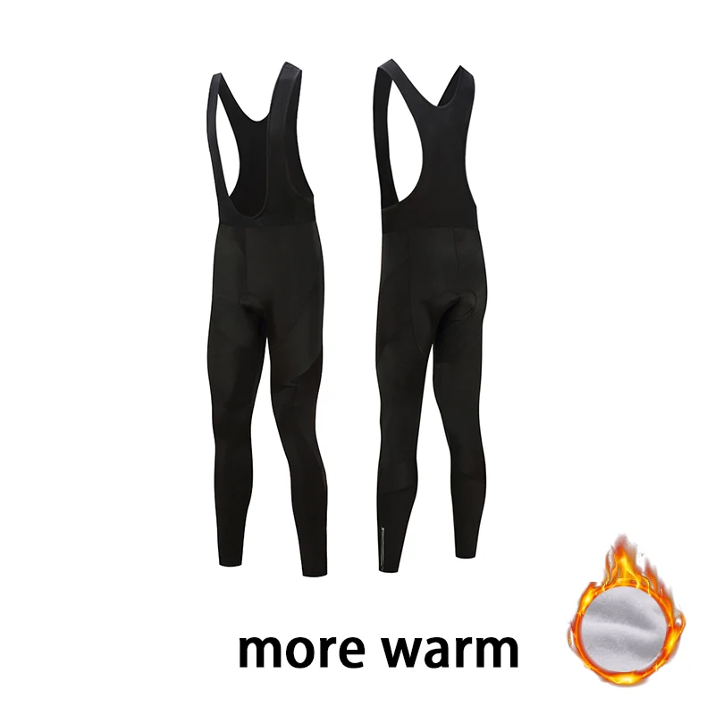 

2018 men's winter warm cycling pants riding bib trousers fleece mountain bike bicycle riding pants Lycra riding trousers warm