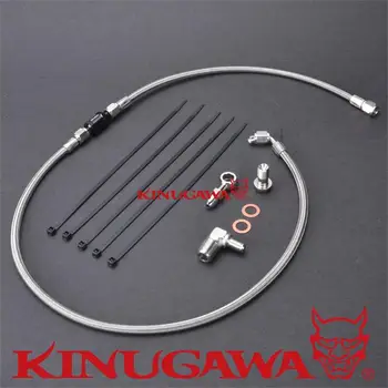 

Kinugawa Turbo Oil Feed Line Kit for EVO 9 w/ Zip Ties and Filter