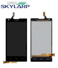 original LCD Module With Digitizer Touch Screen Replacement for Huawei Ascend G700-U10 – Black – With Huawei Logo