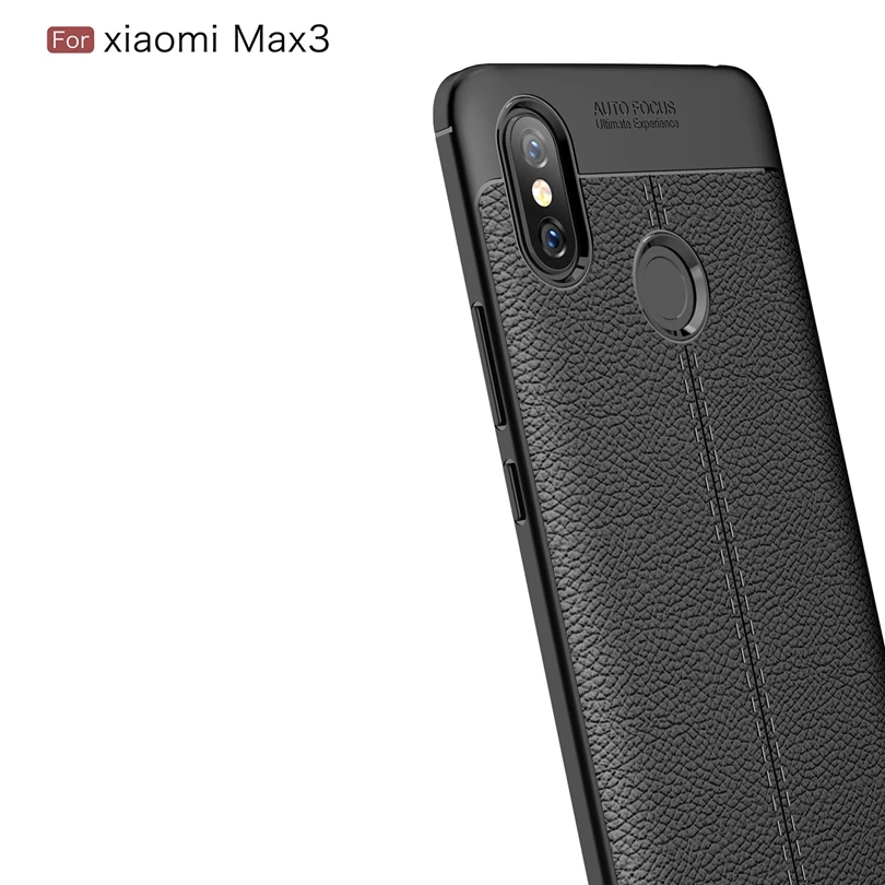 Чехол для Xiaomi Mi Max 3 / Max3 6 9 &quot роскошный мягкий силиконовый чехол с зернистой