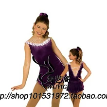 Катание платье розовый конкурсной Лед Платье для девочек Пользовательские платье катание спандекс D332