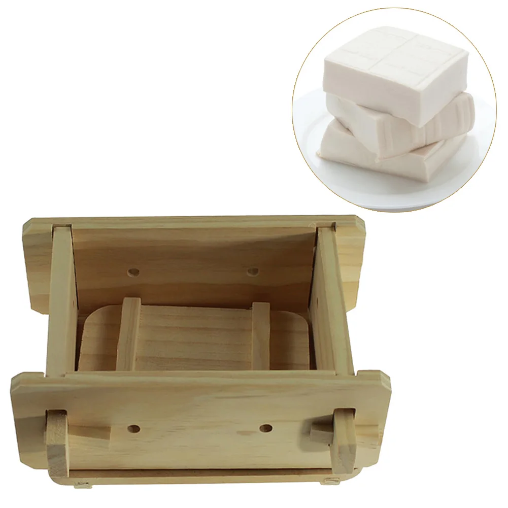 

DIY Tofu maker Mold Cooking Handmade Wooden Tofu Mold Restaurant Removable Kitchen Small Home Tofu Maker box Accessories Tools