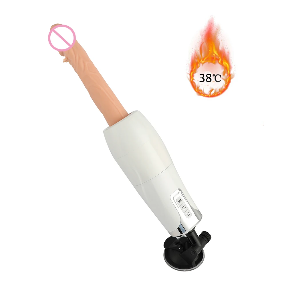 Handsfree Electric Auto Stretching Smart Heating G spot Vagina Massager Big Penis font b Dildo b