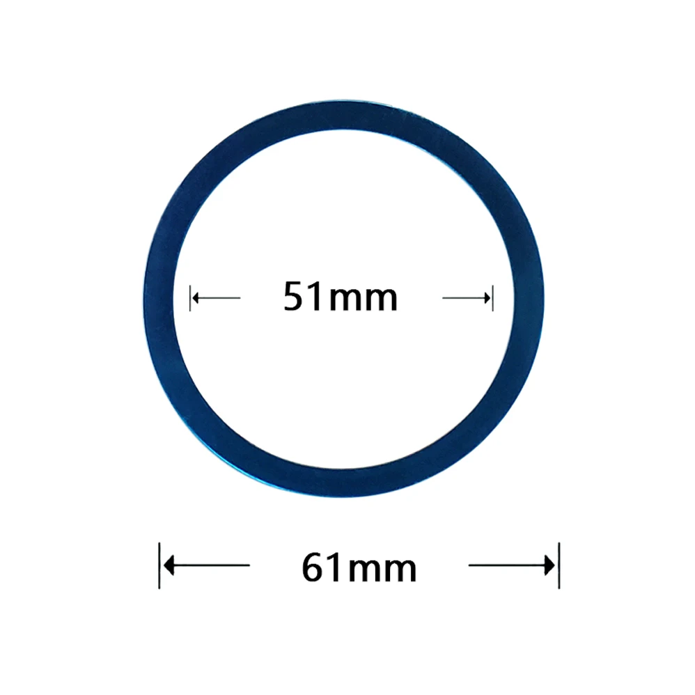 Магнитный автомобильный держатель для телефона, металлическое кольцо, магнитный диск, Универсальный круглый железный обруч для магнитного Qi беспроводного зарядного устройства