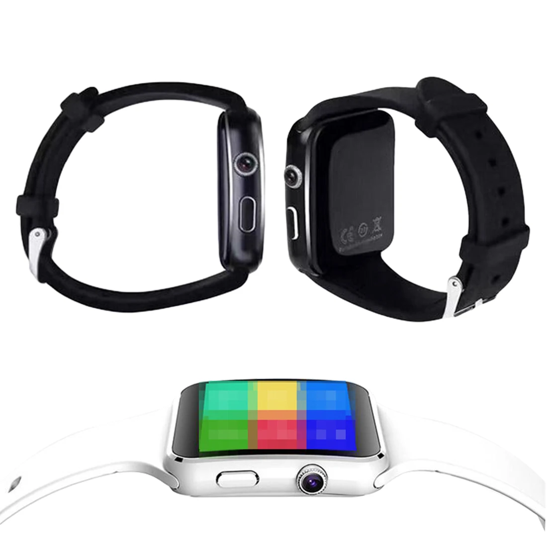 

Bluetooth Smart Watch with Camera Screen Support SIM TF Card Smartwatch for iPhone Xiaomi Android Phone