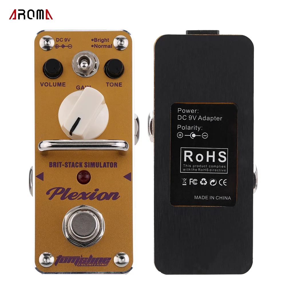 AROMA APN-3 Plexion Brit-stack Simulator Guitarra Effect Pedal Mini Single Electric Guitar with True Bypass | Спорт и развлечения
