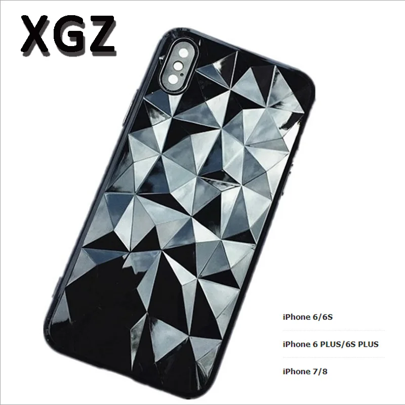 Xgz 3D чехол для мобильного телефона каменная оболочка алмазный материал из ТПУ