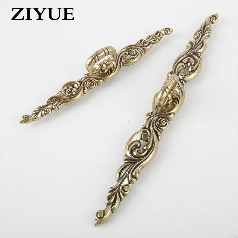 2PCS Free Shipping Bronze Color European Large Longer Drawer