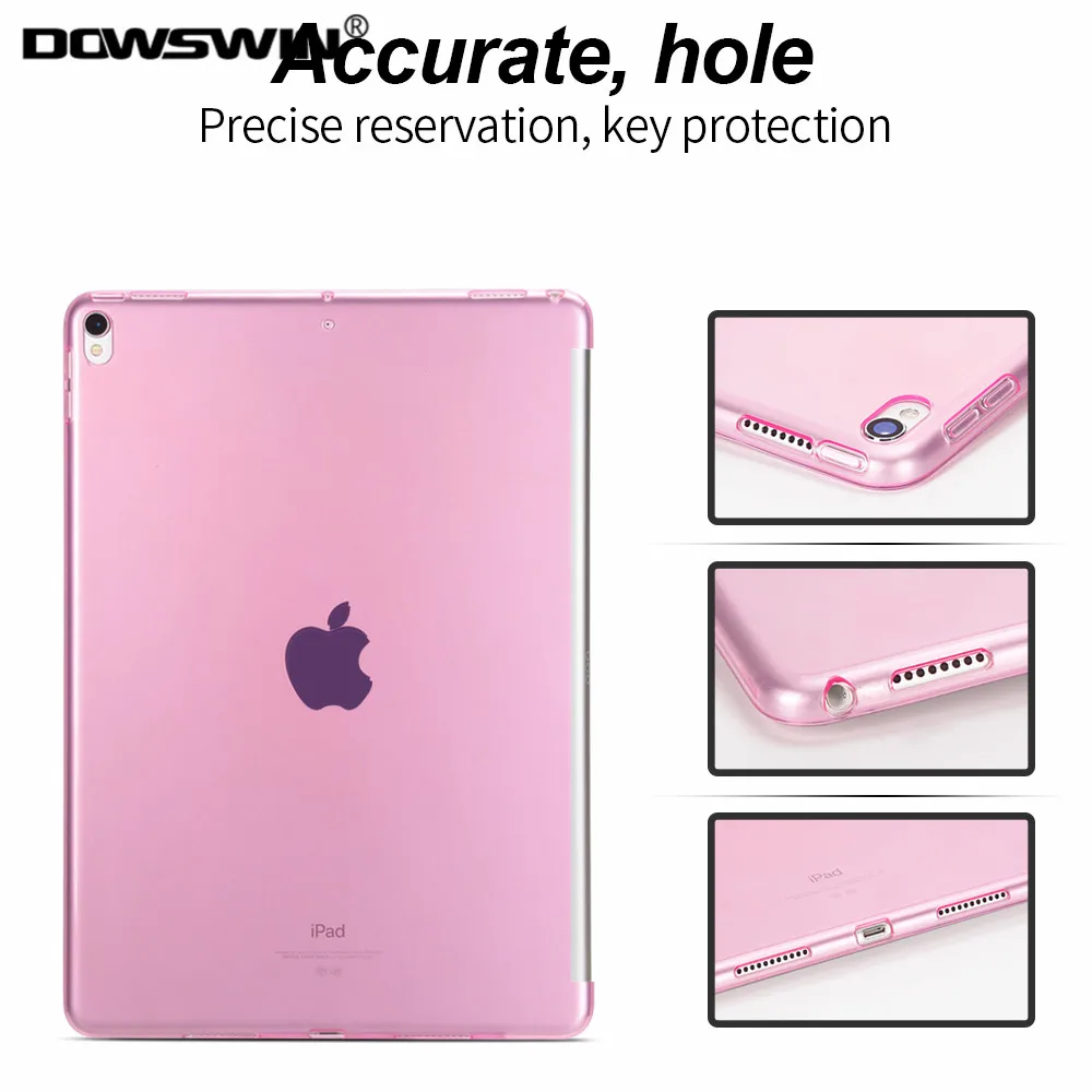 Чехол накладка DOWSWIN для ipad прозрачный мягкий чехол из ТПУ силиконовый 10 5 дюймов