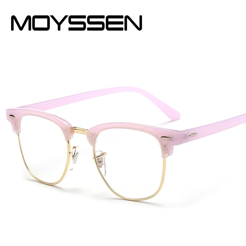 Moyssen New Fashion Men Vintage Brand Decorative Glasses Frame Unisex